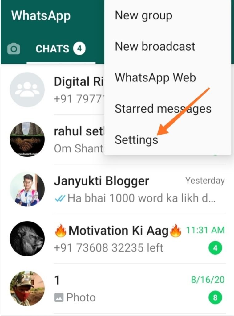 How to seen WhatsApp status after unseen in hindi3